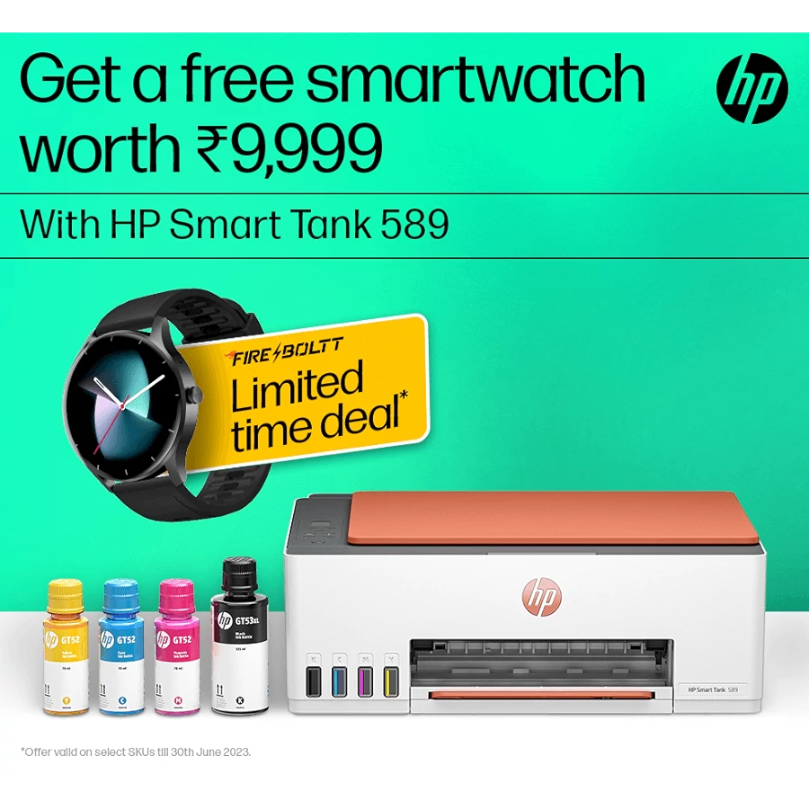 free smartwatch with hp printer